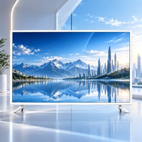 삼성패널 중소기업 40인치 4K UHD QLED 스마트 TV 화이트에디션 에너지효율 1등급 고화질 티비