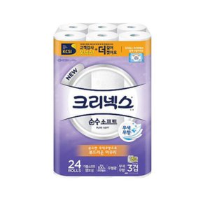 크리넥스 순수소프트 27m 24롤