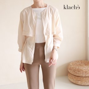 KLACHE (77까지)메탈지퍼후레쉬7부점퍼_CK2FJP001A