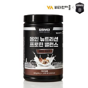 강철부대 올인 고단백 곡물 프로틴 밸런스 단백질 보충제 1박스 480g