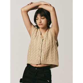 AR_Twist knit vest_3color