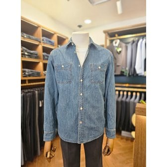 브렌우드 [여주점] 코오롱 브렌우드 남성 캐주얼 데님 셔츠 BRSAX26111BUX