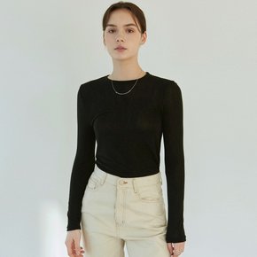 [YAN13] CREW NECK T-SHIRTS_BLACK