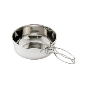 스텐볼컵500ml/스텐레스볼컵/접이식손잡이/캠핑/등산