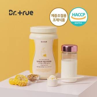 닥터트루 초유 산양유 프로틴 담은 리얼 다이어트 식사대용 단백질 쉐이크 그래놀라옥수수맛 750g (카카오 이모티콘 쉐이크보틀 포함)