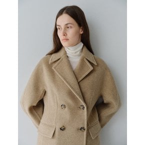 TFW WOOL DOUBLE LINE HALF COAT_2COLORS