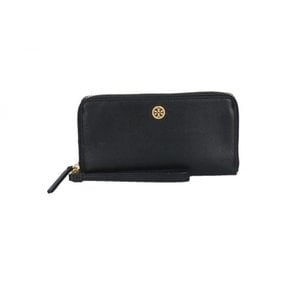 [TORY BURCH] 라운드 패스너장 지갑 Robinson Zip Continental Wallet 84066 001 Black []