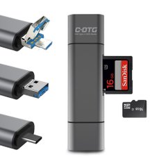 UM2 C타입 OTG 블랙박스 SD 카드리더 스마트폰 카메라 USB 멀티 리더기 UMOTG3