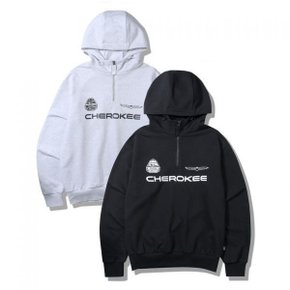 지프 JEEP 체로키 오버핏 하프집업 후드 티셔츠 2 color JP5THU831 224800