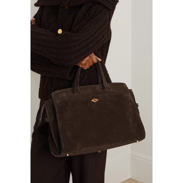 메티에 프라이빗 아이 스웨이드 토트 초콜릿 1647597289038466