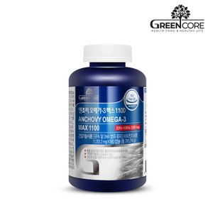 그린코어 엔쵸비 오메가-3 맥스 1100 (1,202mgX180캡슐) - 1병(6개월)