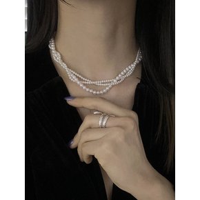 [925silver] Diana pearl necklace