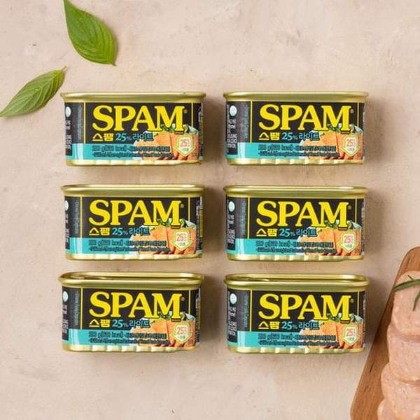 [쓱7특가]CJ 스팸25% 라이트 200g*6입