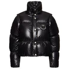 여성 Moncler X Palm Angels Noella Down Jacket 블랙 80IZ54002 6170470