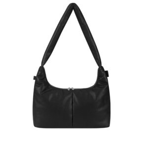 Soft Basket Hobo Bag (M)(black)