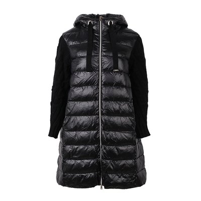 24FW [에르노] 여성 니트 슬리브 구스 다운 패딩 PI00122DR 12017Z 9300 (BLACK)