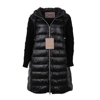 24FW [에르노] 여성 니트 슬리브 구스 다운 패딩 PI00122DR 12017Z 9300 (BLACK)