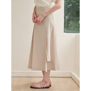 스웨이 언발란스 롱 스커트