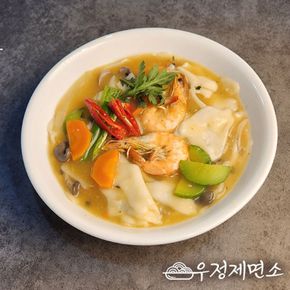 [우정제면소] 멸치맛(얼큰한) 수제비 12인분세트 (생수제비2kg+스프12봉)..[33007230]