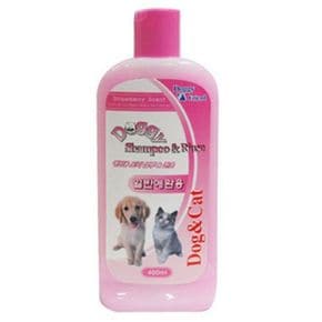 도기 강아지 샴푸 린스 올인원 목욕 애견 샴푸 400ML[35879182]