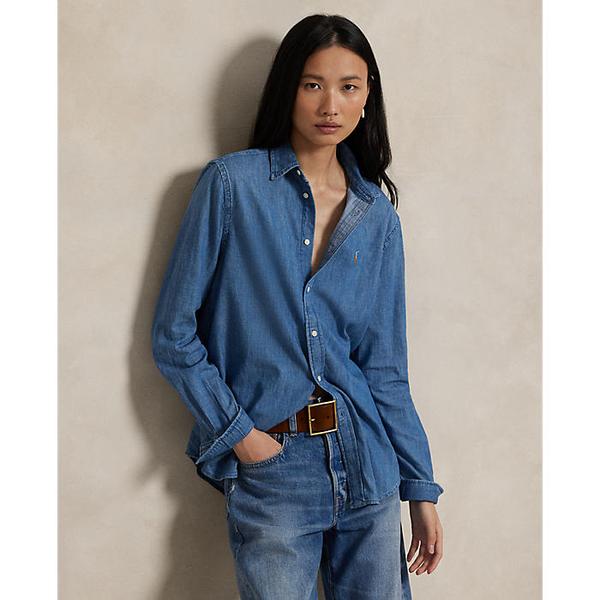여성 클래식핏 데님 셔츠(WMPOSHTNDO20902400)