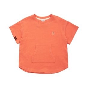 BW23TS07OR 오렌지 포켓 반팔 티셔츠