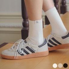 TID cotton ribbed socks[3color]