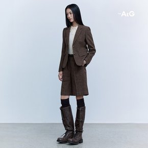 [최초가 69900원] 24FW 울혼방 체크 버뮤다 팬츠 (+벨트)