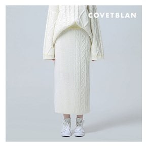 [COVETBLAN] 여성 니트 H라인 스커트(V206MSK103W)