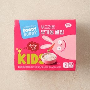 푸디버디 부드러운 유기농 쌀밥 140g*3개