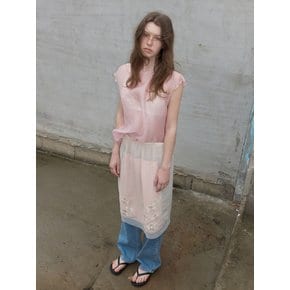 SHEER SLEEVELESS BLOUSE_PALE PINK