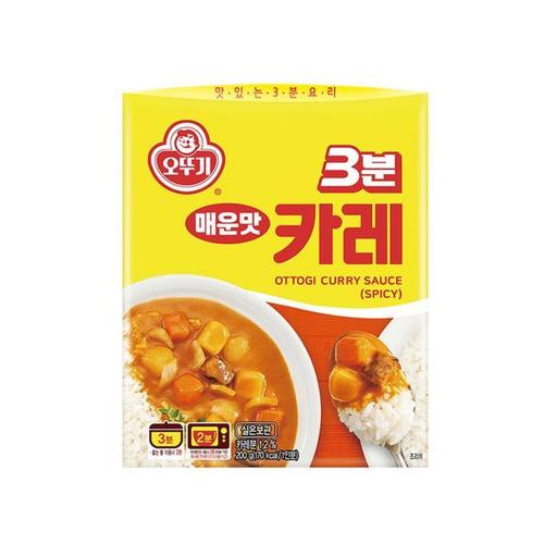 오뚜기 3분 카레 200g  매운맛(1)