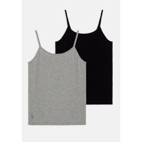 키즈 폴로 랄프로렌 CAMISOLE 2 팩 - 언더셔츠 - black/andover 헤더 9328296