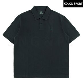 코오롱 남성 니트페이스 폴로 티셔츠 TLTCM24503-DGR