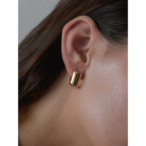 rectangle earring - gold