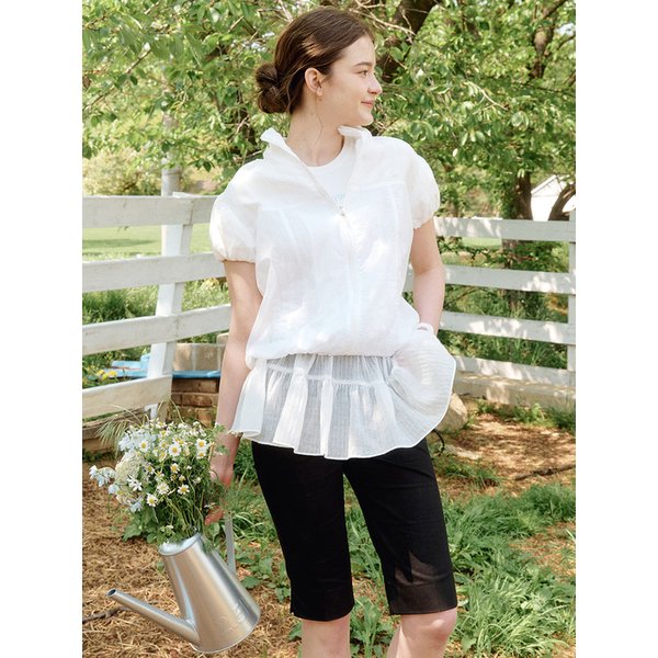 하티 레이어드 스커트 Hati layered skirt_ Ivory