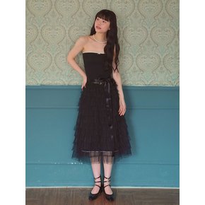 ballerina tutu wrap skirt (black) / 발레리나 스커트 블랙