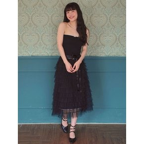 ballerina tutu wrap skirt (black) / 발레리나 스커트 블랙