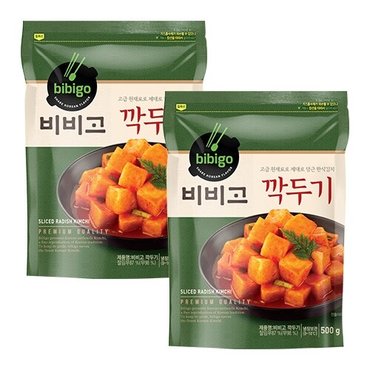 신세계라이브쇼핑 [CJ] 비비고 깍두기 500G X 2봉