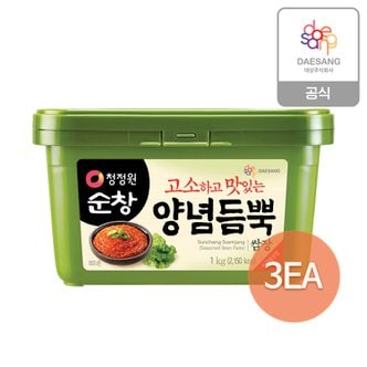 청정원 순창 양념듬뿍쌈장 1kg x3개