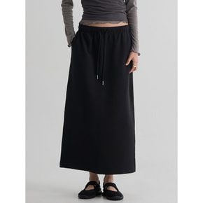 저지 이중지 스커트  블랙 356927CMW5