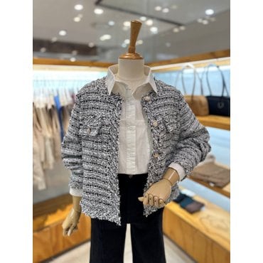 레코브 포켓 트위드 자켓(LC31E3JK503X)