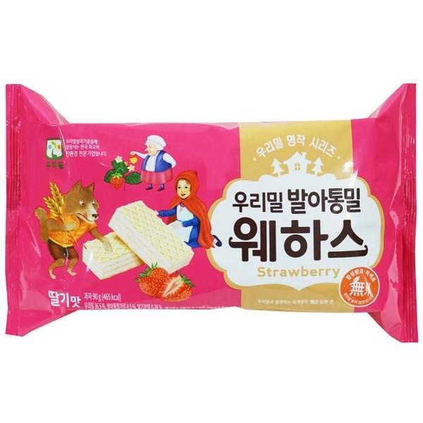 확대된 대표 우리밀 발아통밀 웨하스_딸기맛