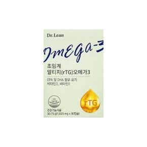 닥터린 초임계 알티지 오메가3 1025mg 30캡슐/mjc