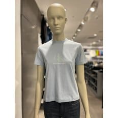 [여주점] CKJ 여성 펄라이즈드 패션 로고 반팔  티셔츠(J217796-C1U)