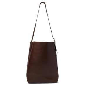 3889053 Madewell The Essential Bucket Tote in Leather