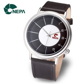 남성 정장 가죽 손목시계 N3037-BROWN