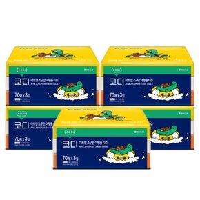 코디 아트앤 조구만 여행용 티슈 70매 x 3입 5팩