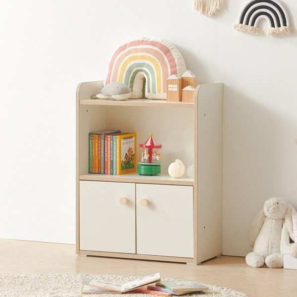 E0 모듈 2단 2도어 책장 600 ITG317R (착불)