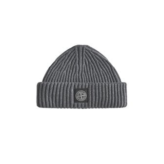 스톤아일랜드 [스톤 아일랜드] 14주년 로고 패치 울 비니 다크그레이 7715N22C3 V0060